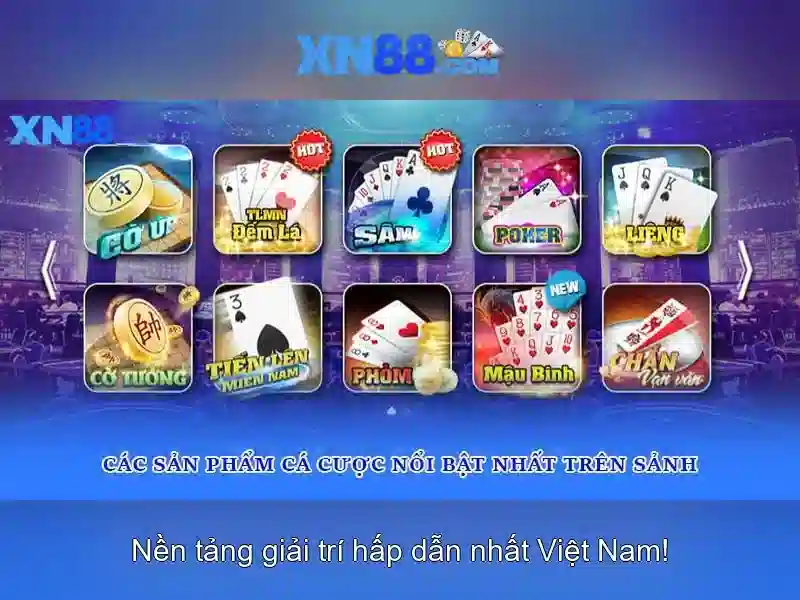 Các trò chơi có tại xn88